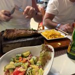 Charly's hot stone steak camel meat
